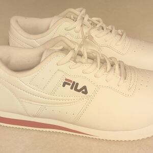Fila Classic White and Red Sneakers